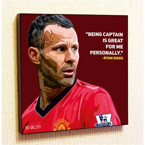 Ryan Giggs Football United Mu Decor Motivational Quotes Wall Decals Pop ...