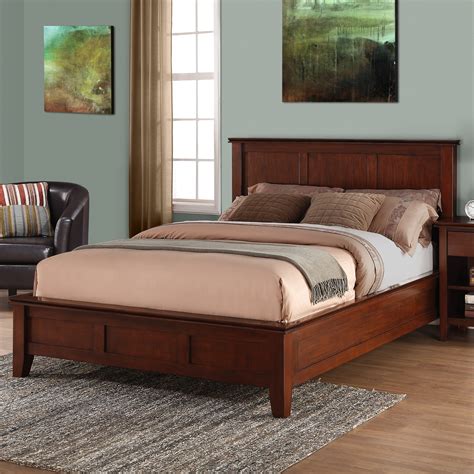 Simpli Home Queen Platform Bed | Wayfair.ca