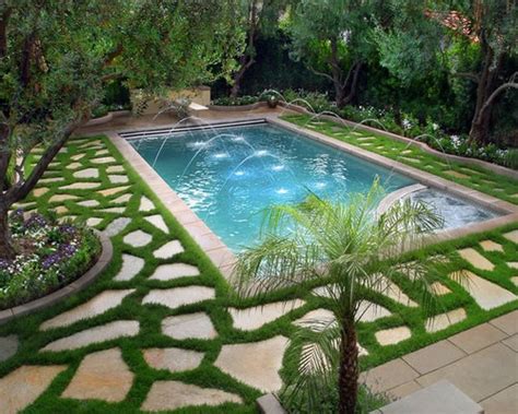 Grass Surround Pool Ideas, Pictures, Remodel and Decor