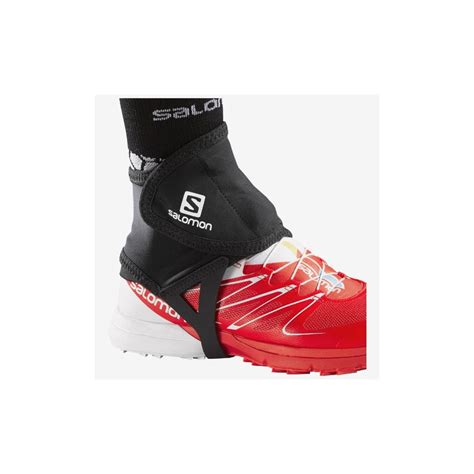 Salomon Trail Gaiters Low in Red or Black