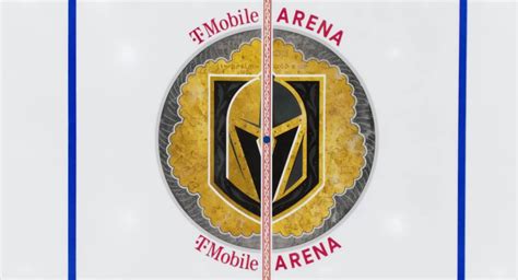 Vegas Golden Knights reveal Stanley Cup-inspired design at center ice ...