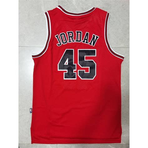 Camiseta Michael Jordan #45 Chicago Bulls Clásico Edición Rojo ⋆ ...