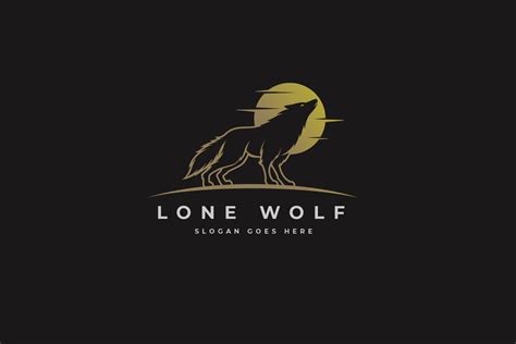 Lone Wolf Logo Design – MasterBundles