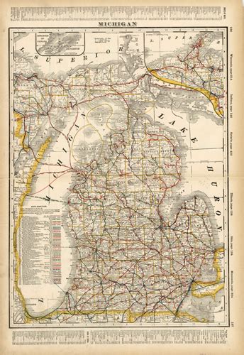 Michigan Railroad System Map