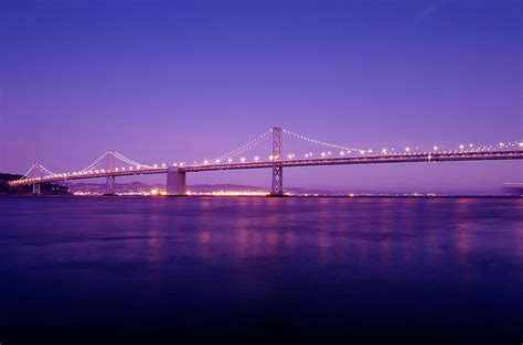 San Francisco Bay Bridge At Sunset Photograph by Mandy Wiltse