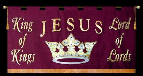 Jesus King of Kings Lord of Lords Horizontal - Christian Banners for ...