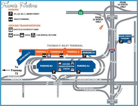 Kansas City Airport Map - TravelsFinders.Com