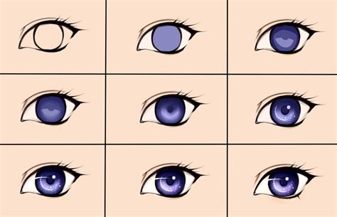 Draw Manga Eyes Step By Step - Manga