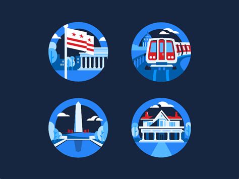 DC Badges by Matt Braun on Dribbble