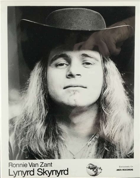 Lot Detail - Lynyrd Skynyrd: Ronnie Van Zant ULTRA-RARE Signed 8" x 10" Promotional Photograph ...