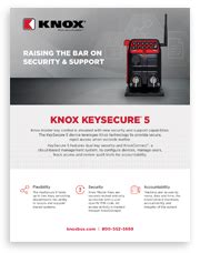 Knox eLock System Brochure - Knox Rapid Access System