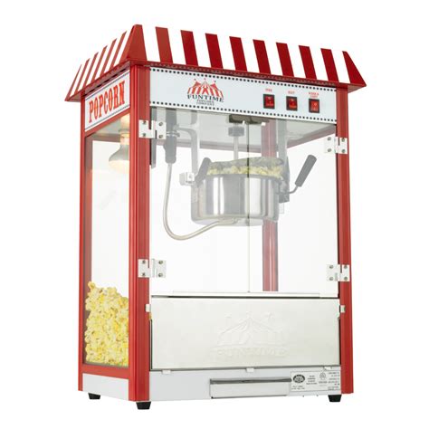 FunTime FT8000CP 8 OZ Commercial Carnival Bar Style Popcorn Popper Machine