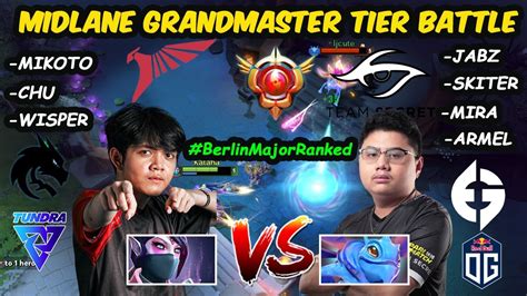 #BerlinMajor ALL-STAR Pros Stacked !!! - Armel Skiter Jabz Mira vs Mikoto Chu Wisper Dota 7.32E ...