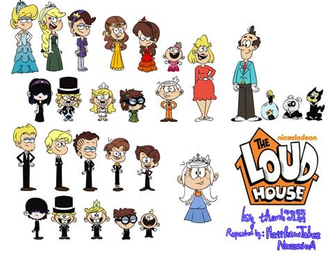 the loud house female and male | Loud house characters, The loud house lucy, Loud house movie