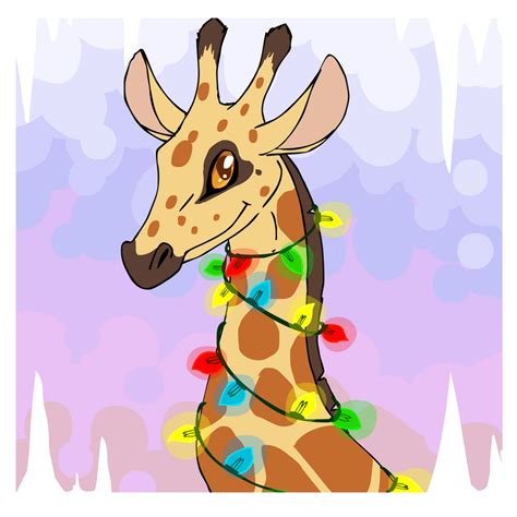 christmas giraffe by mechanicalmasochist on DeviantArt