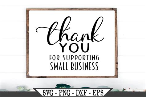 Thank You For Supporting My Small Business SVG (913183) | Cut Files | Design Bundles