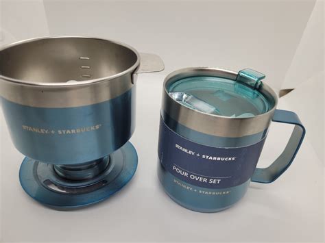 Starbucks x Stanley stainless steel pour over set in blue, TV & Home Appliances, Kitchen ...