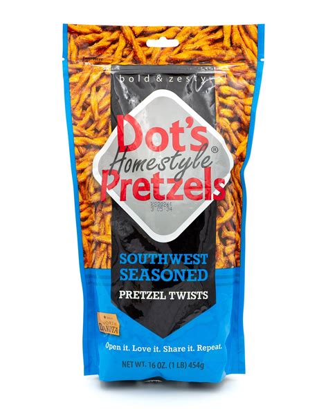 Dot's Homestyle Pretzels - Southwest Seasoned Pretzel Twists – Grumpy Man Foods