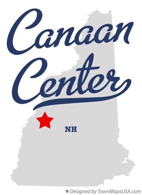 Map of Canaan Center, NH, New Hampshire