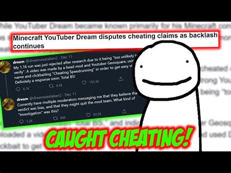 Dream's Career Is Coming To an END...(caught cheating) | Dream Speedrun Cheating Controversy ...