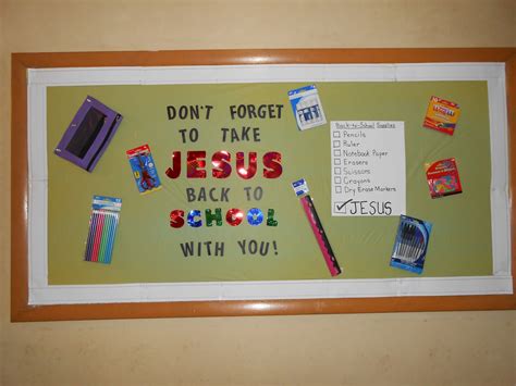 Church Bulletin Board Decorations