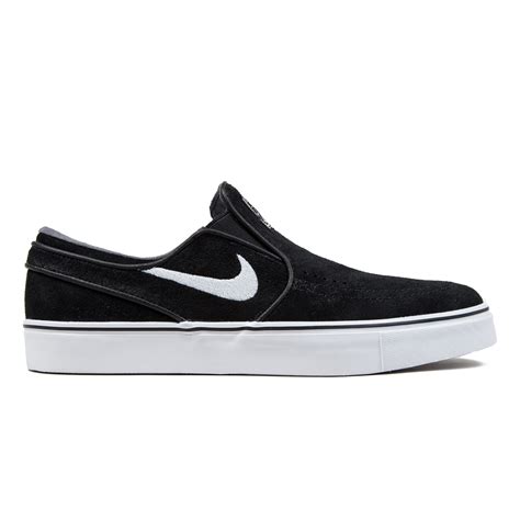 Nike SB Zoom Stefan Janoski Slip (Black/White) - Consortium.