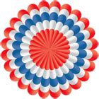 USA Rosette Decor PNG Clip Art Image | Gallery Yopriceville - High-Quality Free Images and ...