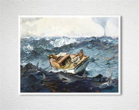 The Gulf Stream by Winslow Homer Fine Art Print Poster Paper - Etsy