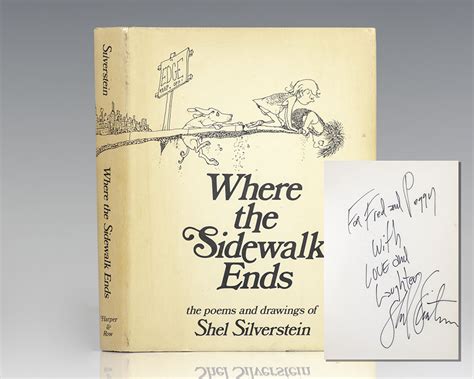 Where the Sidewalk Ends Shel Silverstein First Edition Signed