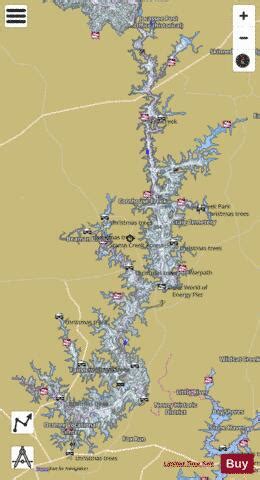 Lake Keowee (Fishing Map : US_SC_lake_keowee) | Nautical Charts App