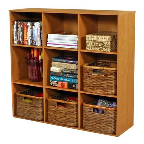 Venture Horizon Oak Composite 9-Shelf Bookcase at Lowes.com