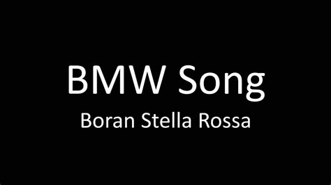 BMW Song - YouTube