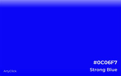 Strong Blue Color | ArtyClick