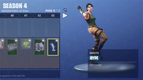 Fortnite Hype Emote - YouTube