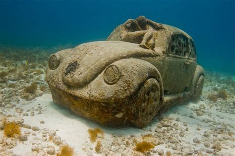 Beautiful and eerie images of the unique Cancun Underwater Museum