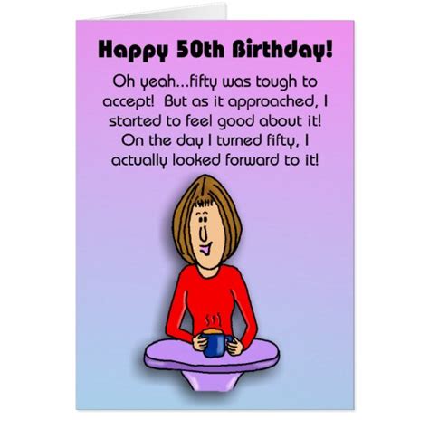 Funny Birthday Card: Celebrating 50th Birthday Card | Zazzle