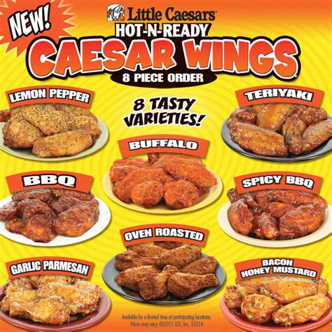 ALL THINGS WINGS - Wing Reviews: Little Caesar's Pizza - Caesar Wings