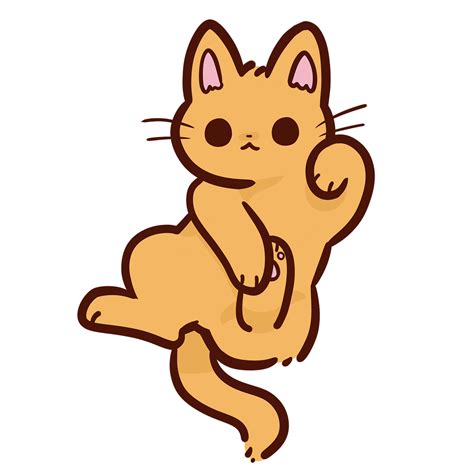 Chibi Clipart Cat Cat Anime Png Download Kawaii Cat D - vrogue.co