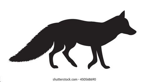 Fox silhouette Royalty Free Stock SVG Vector