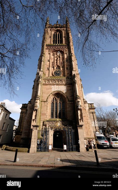 Derby Cathedral Stock Photo - Alamy