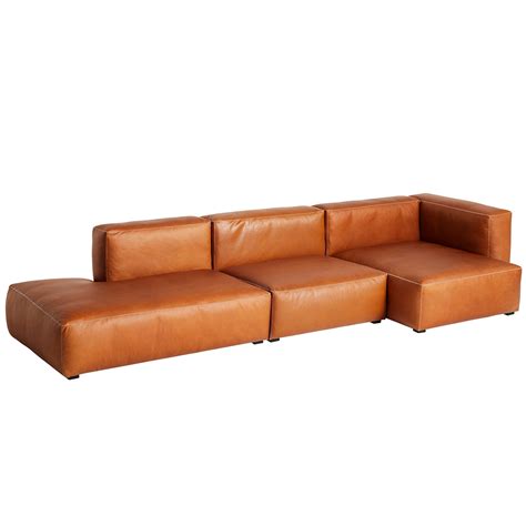 HAY Mags Soft sofa, Comb.5 high arm right, Sense 250 leather | Finnish Design Shop