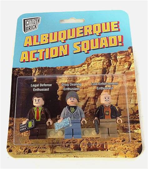 Albuquerque Action Squad, An Unofficial Set of 'Breaking Bad' LEGO Minifigs