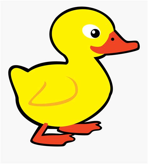 Transparent Ducks Clipart - Yellow Duck Cartoon , Free Transparent Clipart - ClipartKey