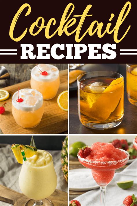 30 Easy Cocktail Recipes & Mixed Drinks for 2024 - Insanely Good