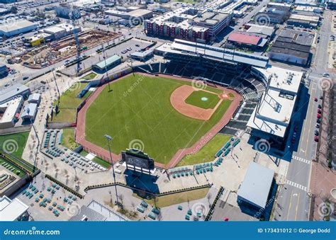 Aerial View Regions Field Baseball Stadium in Birmingham, Alabama ...