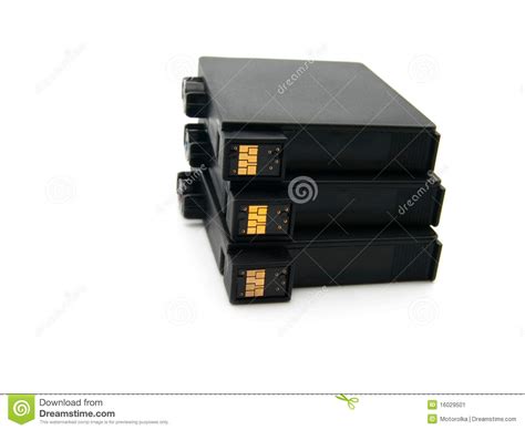 CMYK Ink Cartridges for a Printer Stock Image - Image of close, components: 16029501