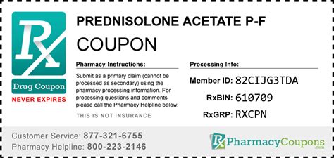 Prednisolone Acetate P F Coupon - Pharmacy Discounts Up To 90%