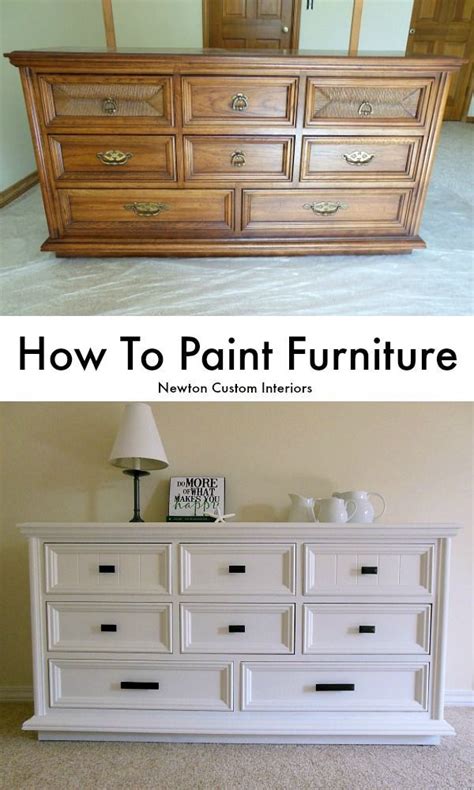 How To Paint Furniture - Learn how to paint furniture with this step-by ...