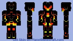 Fire Minecraft Skin