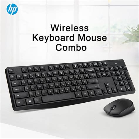 HP CS10 Wireless Keyboard Mouse Combo Set – Black - Mombasa Computers